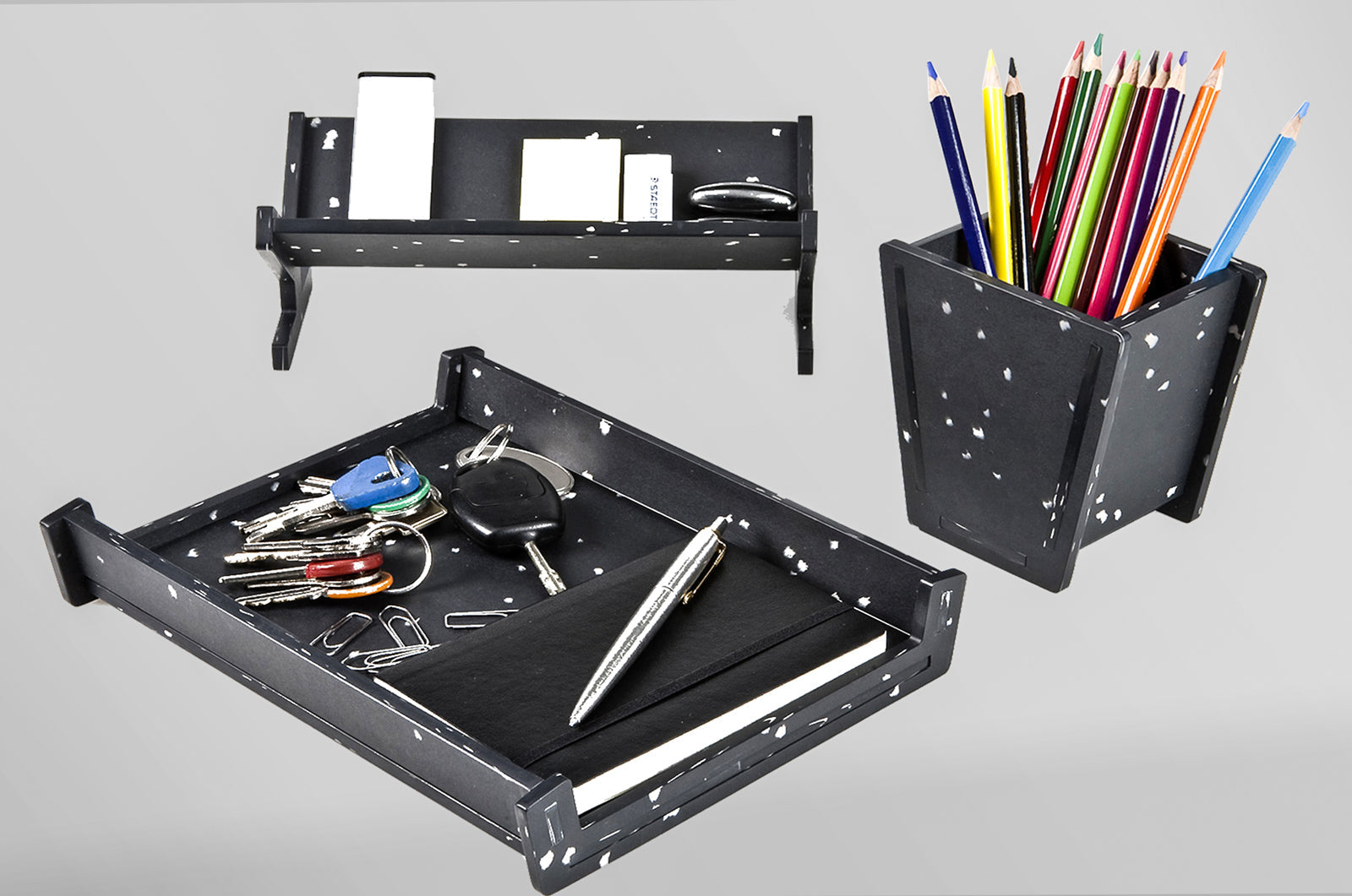 La collezione ufficio che dichiara amore all'ambiente