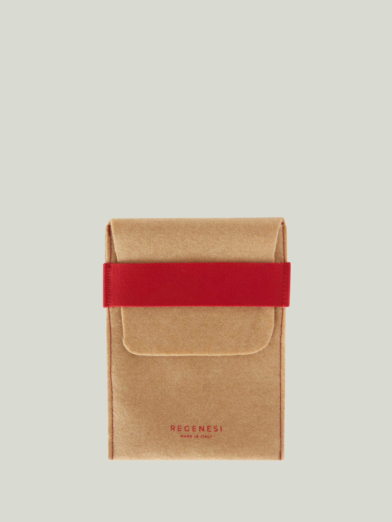 Pochette in tessuto rigenerato Re-flag Regenesi